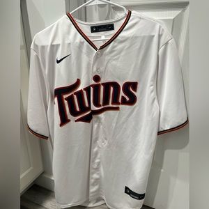 Nike Minnesota Twins Nike White Home Blank Replica Jersey Men Size Large - New